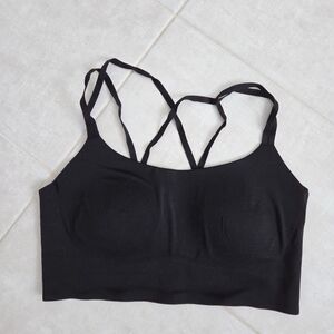Black Strappy Women's Bralette